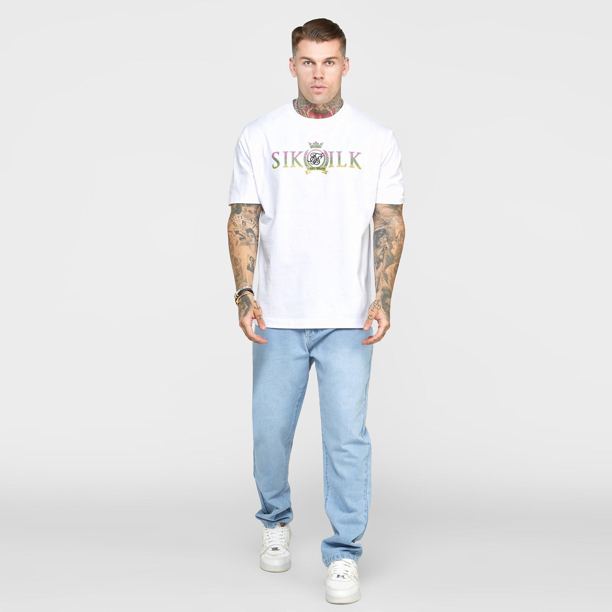 SikSilk Straight Legged Jeans Mens