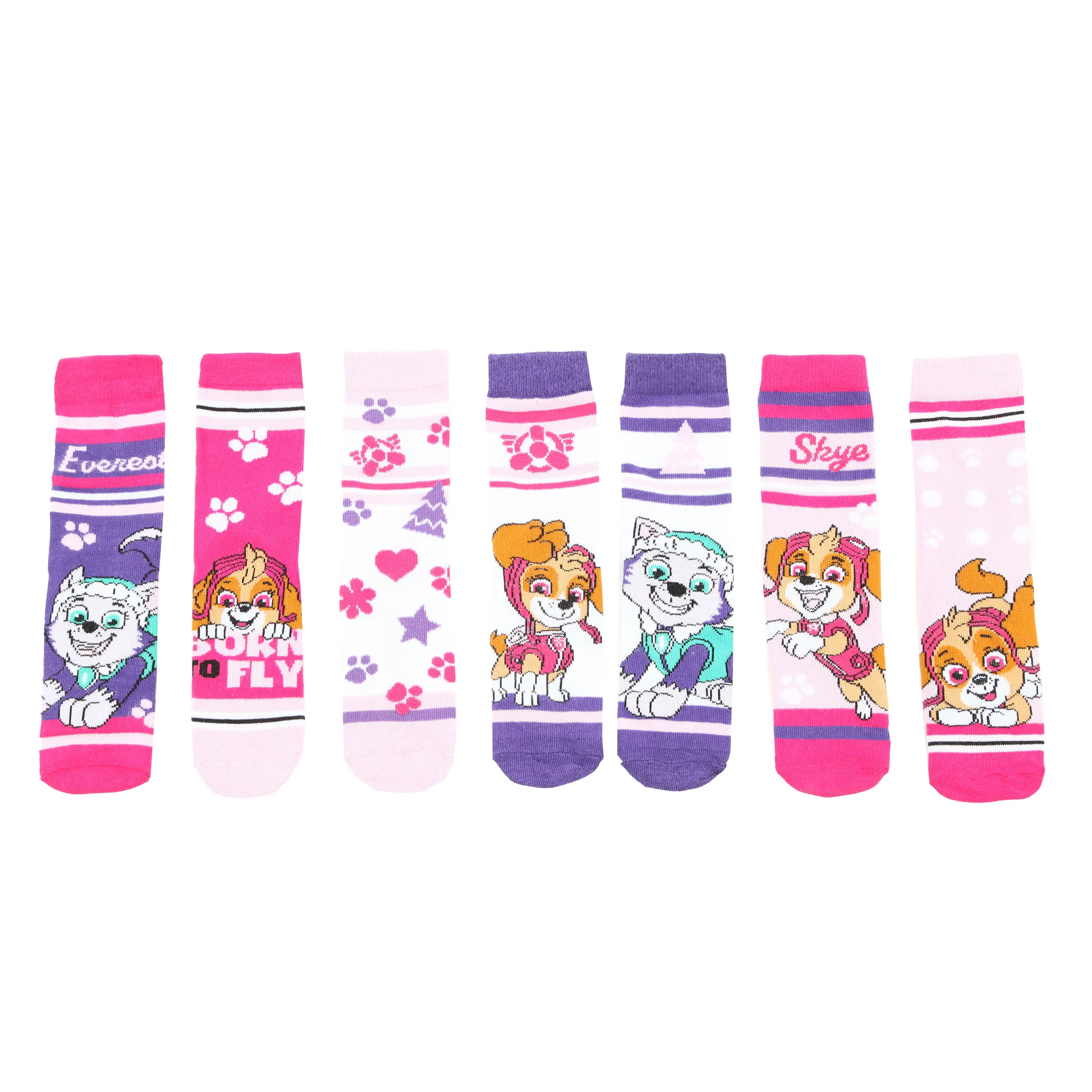 Kinder Socken im 7er Pack mit Motiven 