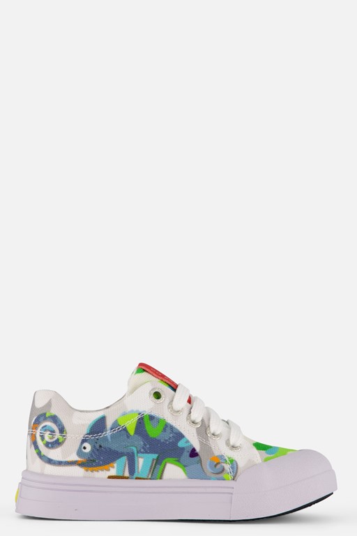 Go Bananas Kameleon Sneakers grijs Canvas