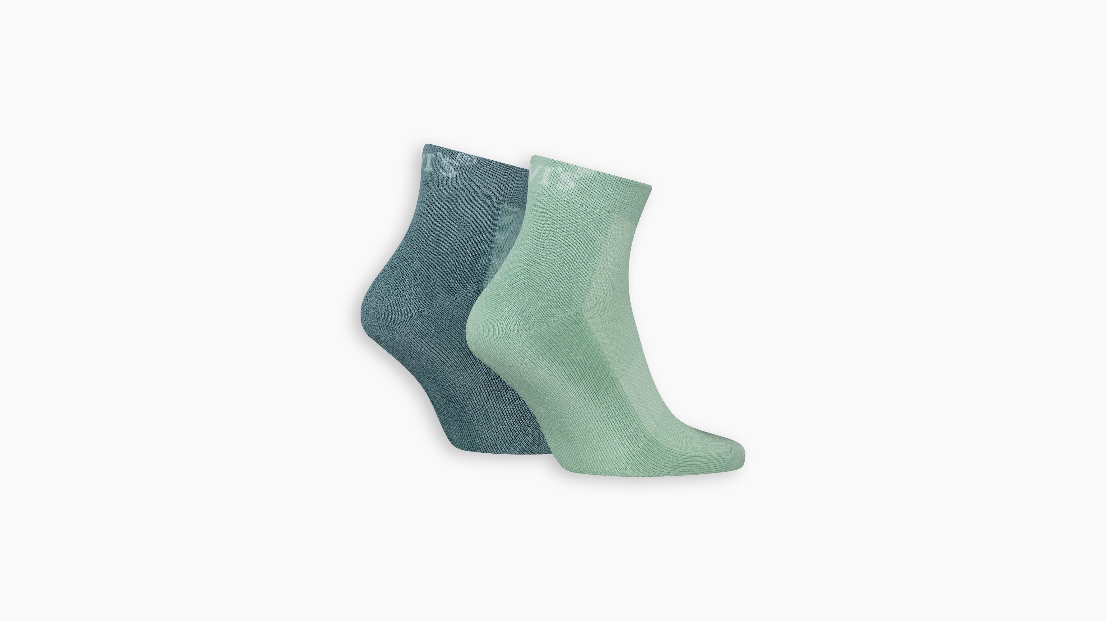 Levi's® chaussettes mi-hautes Sport Mesh - Lot de 2 - Aqua Foam/Trooper - Bleu