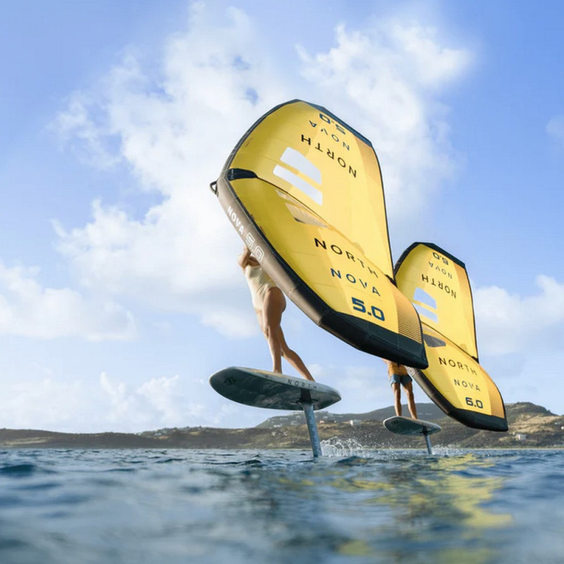 Aile de wingsurf north nova 2023 sunset yellow
