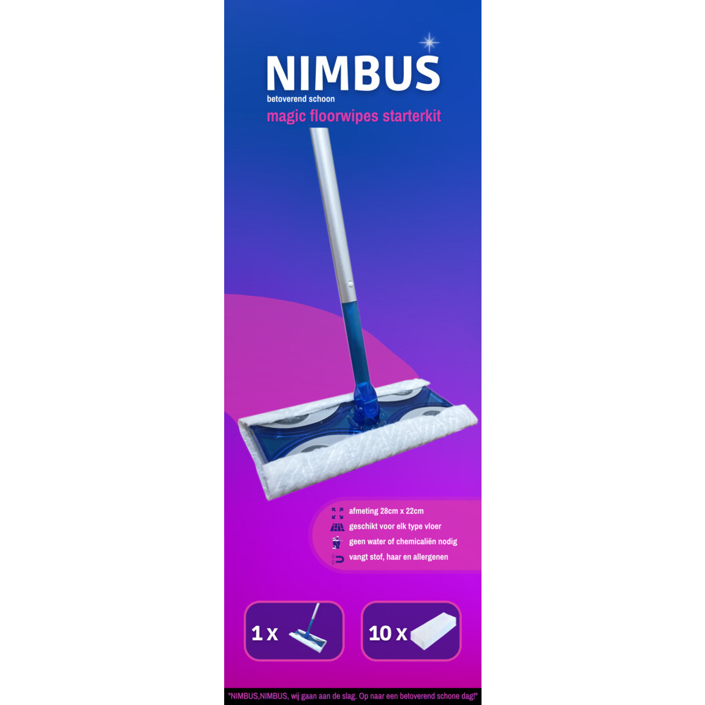 NIMBUS Magic Vloerdoek Starterkit1 set