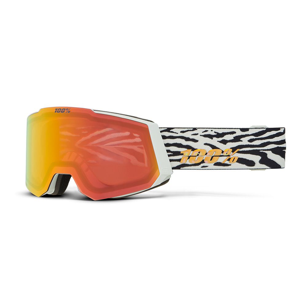 100 percent SNOWCRAFT HIPER - Masque ski + écran supplémentaire kano/orange
