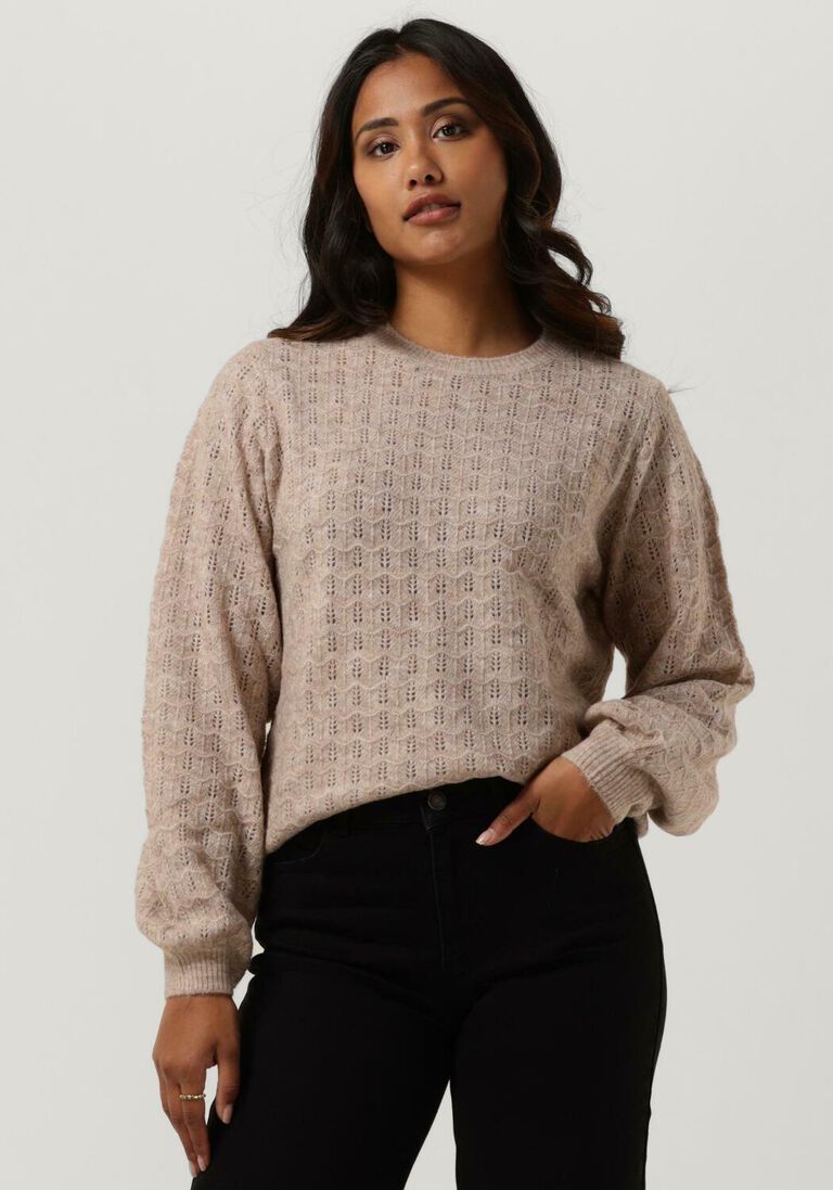 MODSTR\u00D6M beige modstr&ouml;m trui alves o-neck