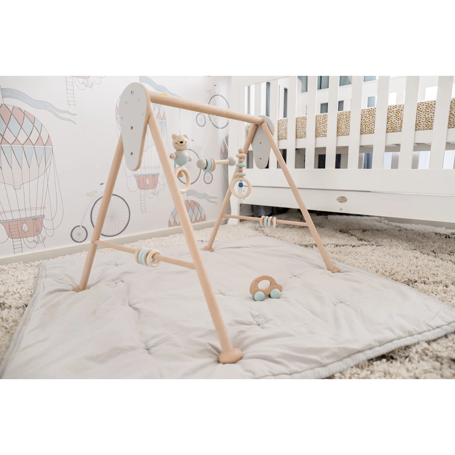 HESS Baby-Gym Bär, natur blau