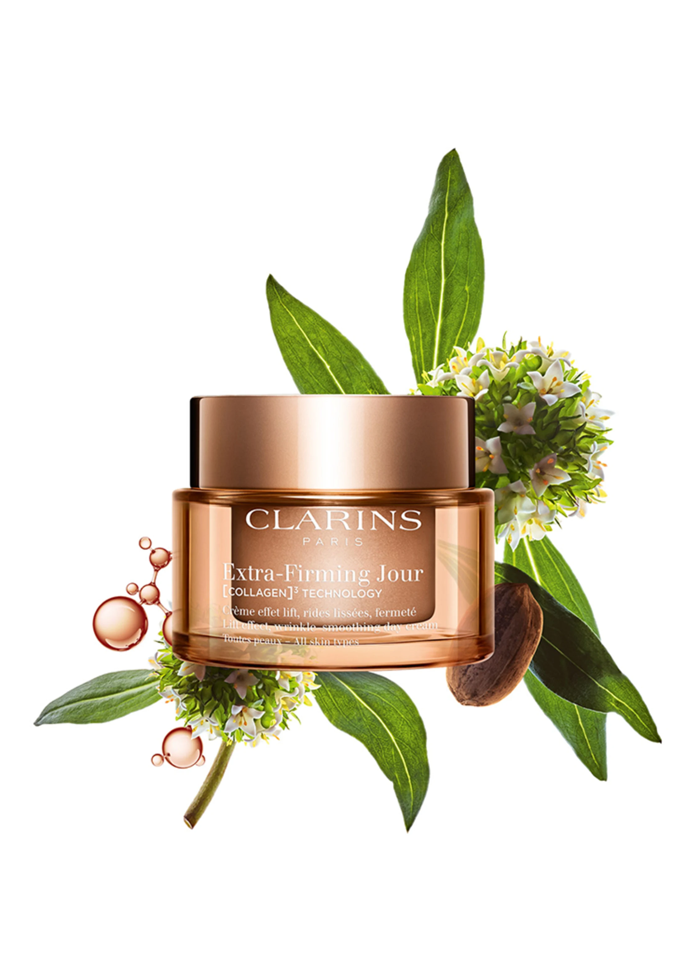 CLARINS EXTRA-FIRMING JOUR [COLLAGEN]³ TECHNOLOGY