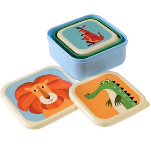 Rex london snackdoosjes colourful creatures - 3st