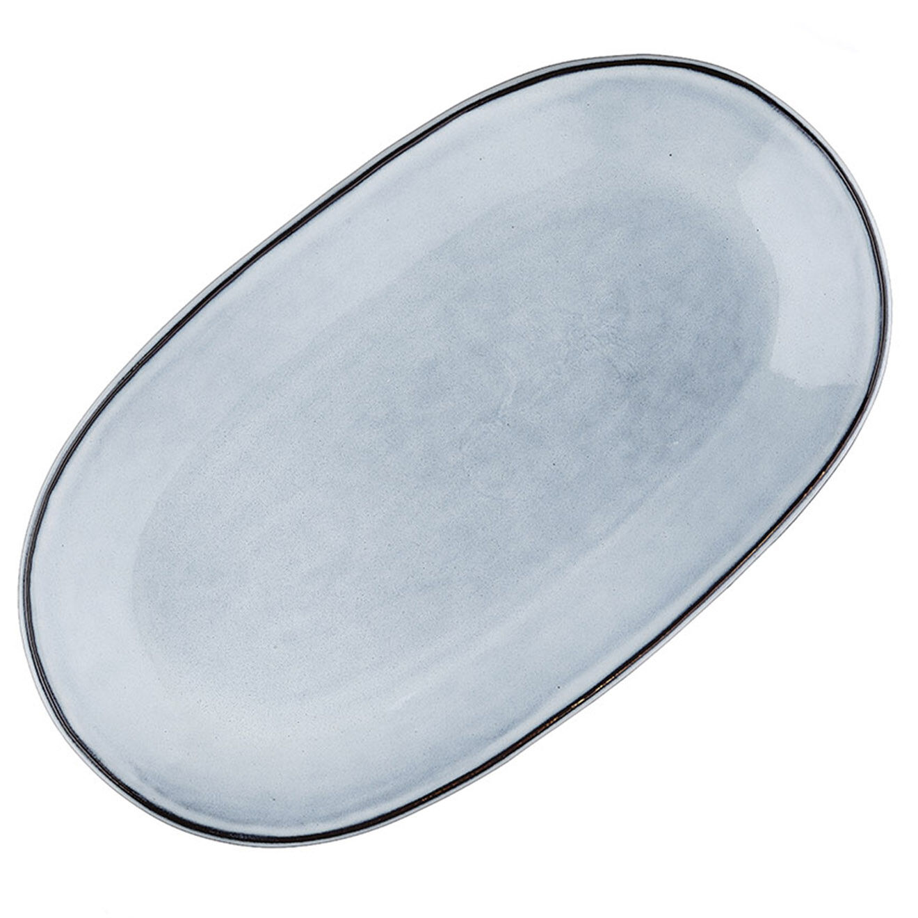 Bjorn 3 Plateaux de service Cloud gris clair - 26x15/31.5x18.5/36.5x21.5 cm