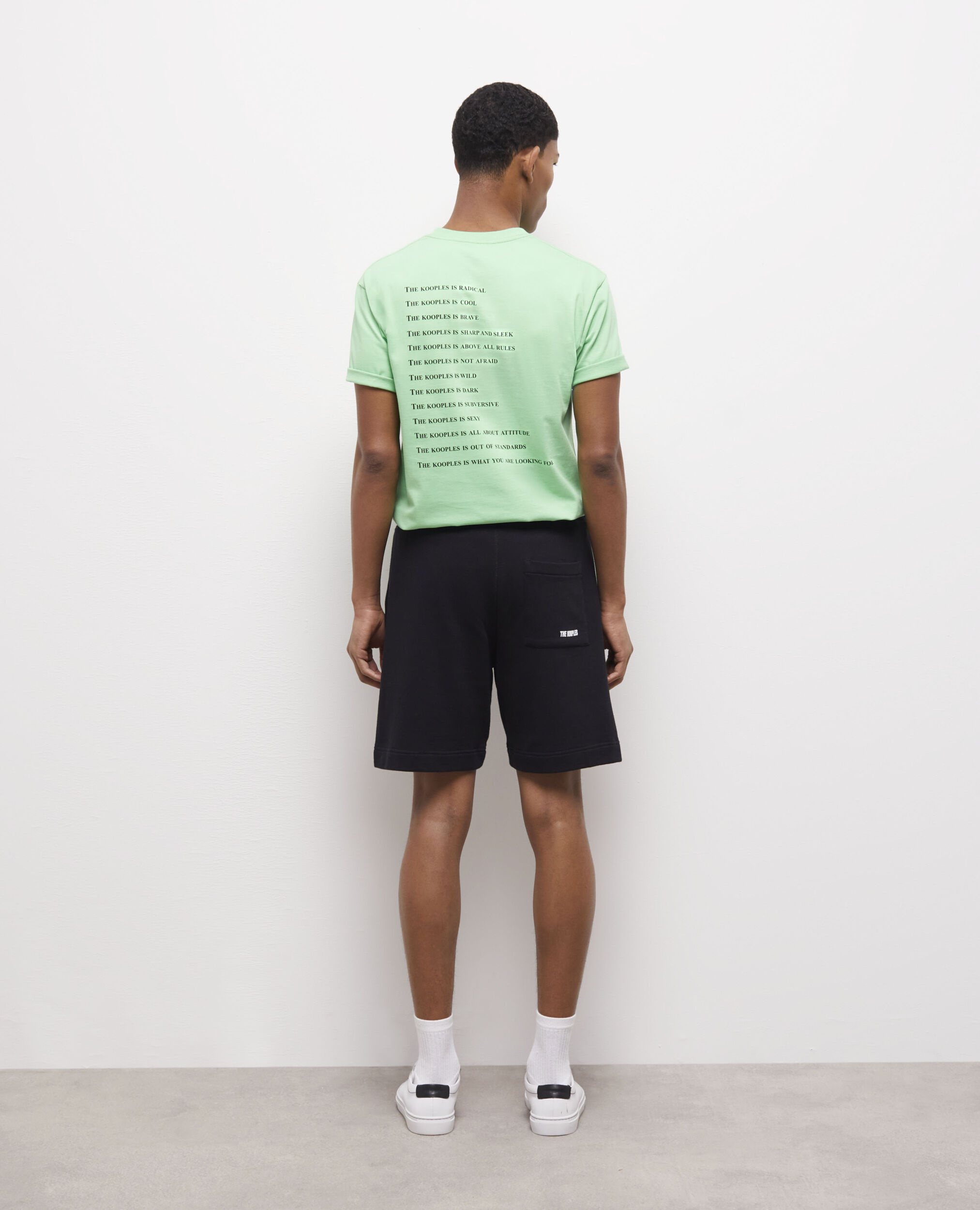 Short molletonné noir