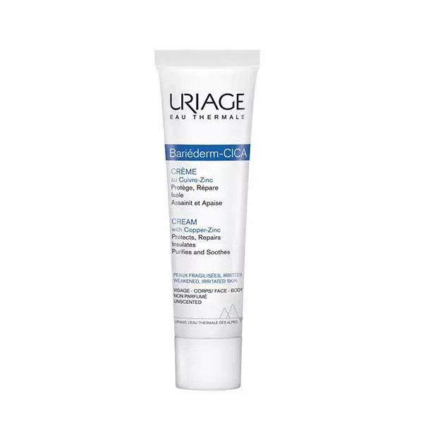 Uriage Bariéderm-Cica Creme Reparador de Cobre e Zinco para Pele Danificada 40 ml
