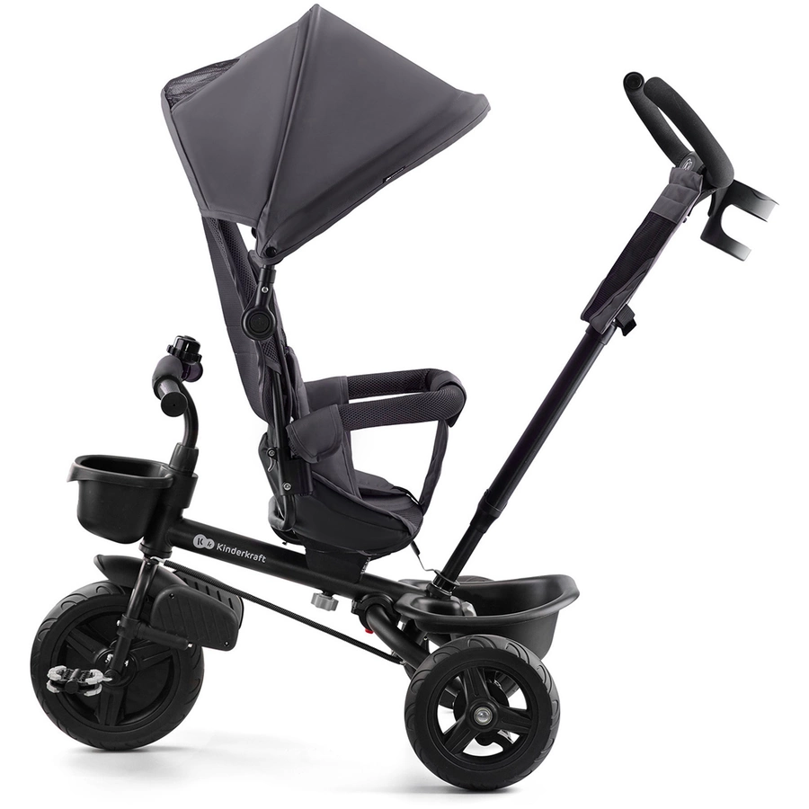 Kinderkraft 6 in 1 Dreirad Aveo, Malachite grey