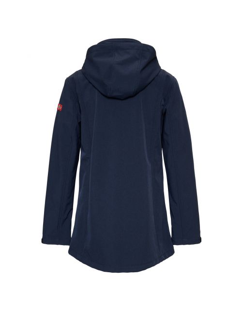 Nord Berg Dames Softshelljas Ronda Donkerblauw - Vrijetijdskleding