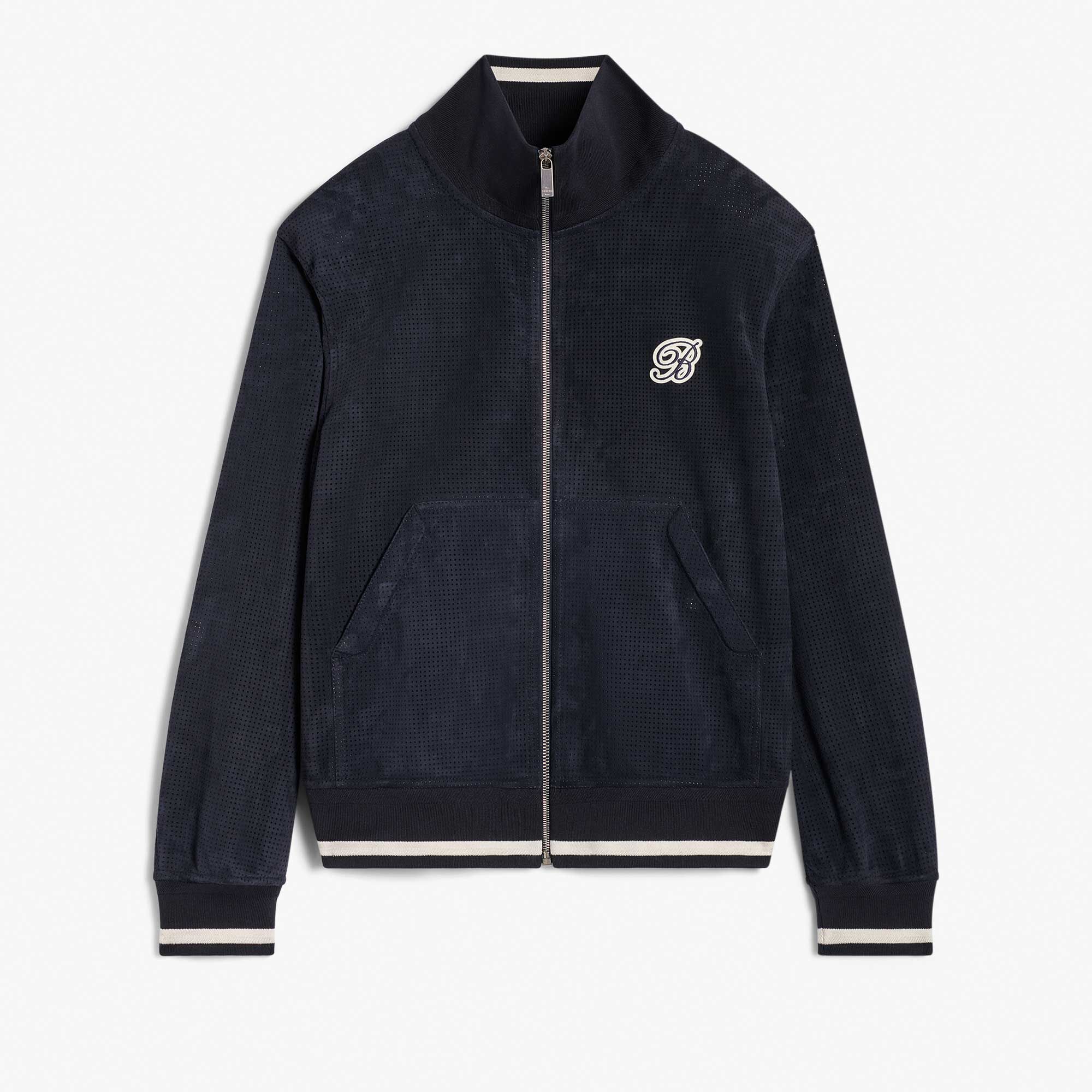 Blouson En Cuir Perfore