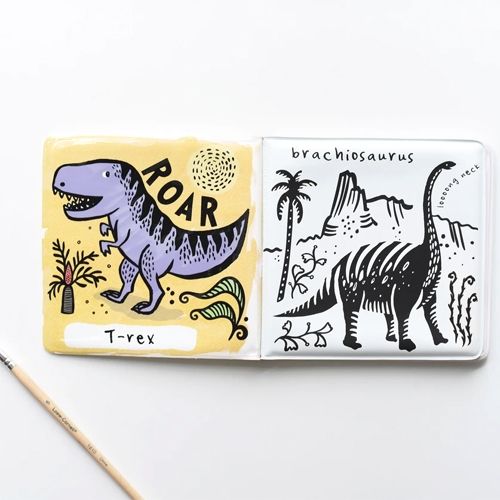 Wee gallery badboekje colour me - who loves dinosaurs?
