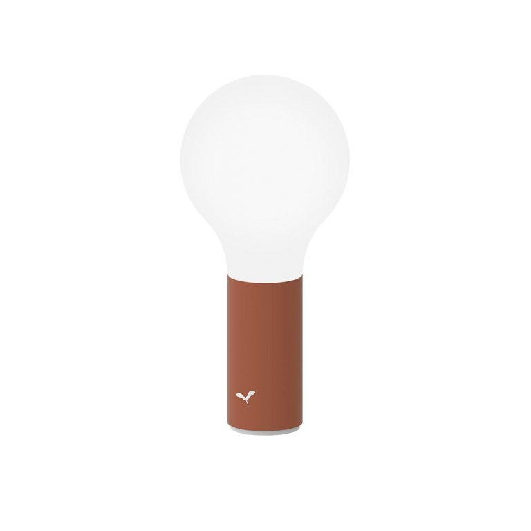 Fermob Aplo H24 tafellamp LED oplaadbaar Red Ochre