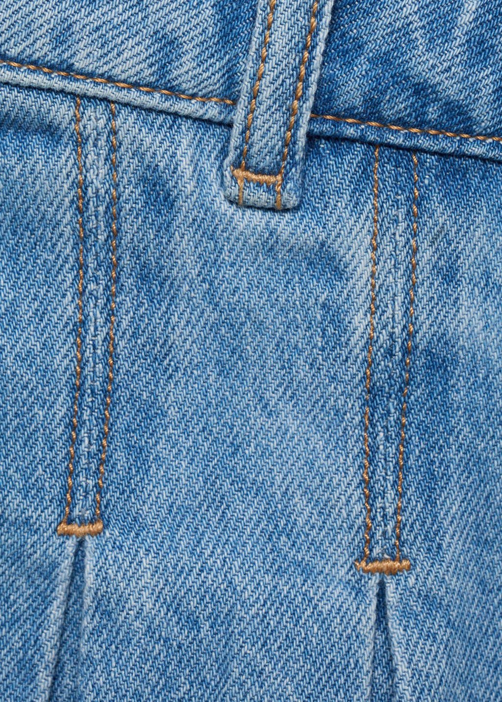 Mango Kids denim spijkerrok light blue denim