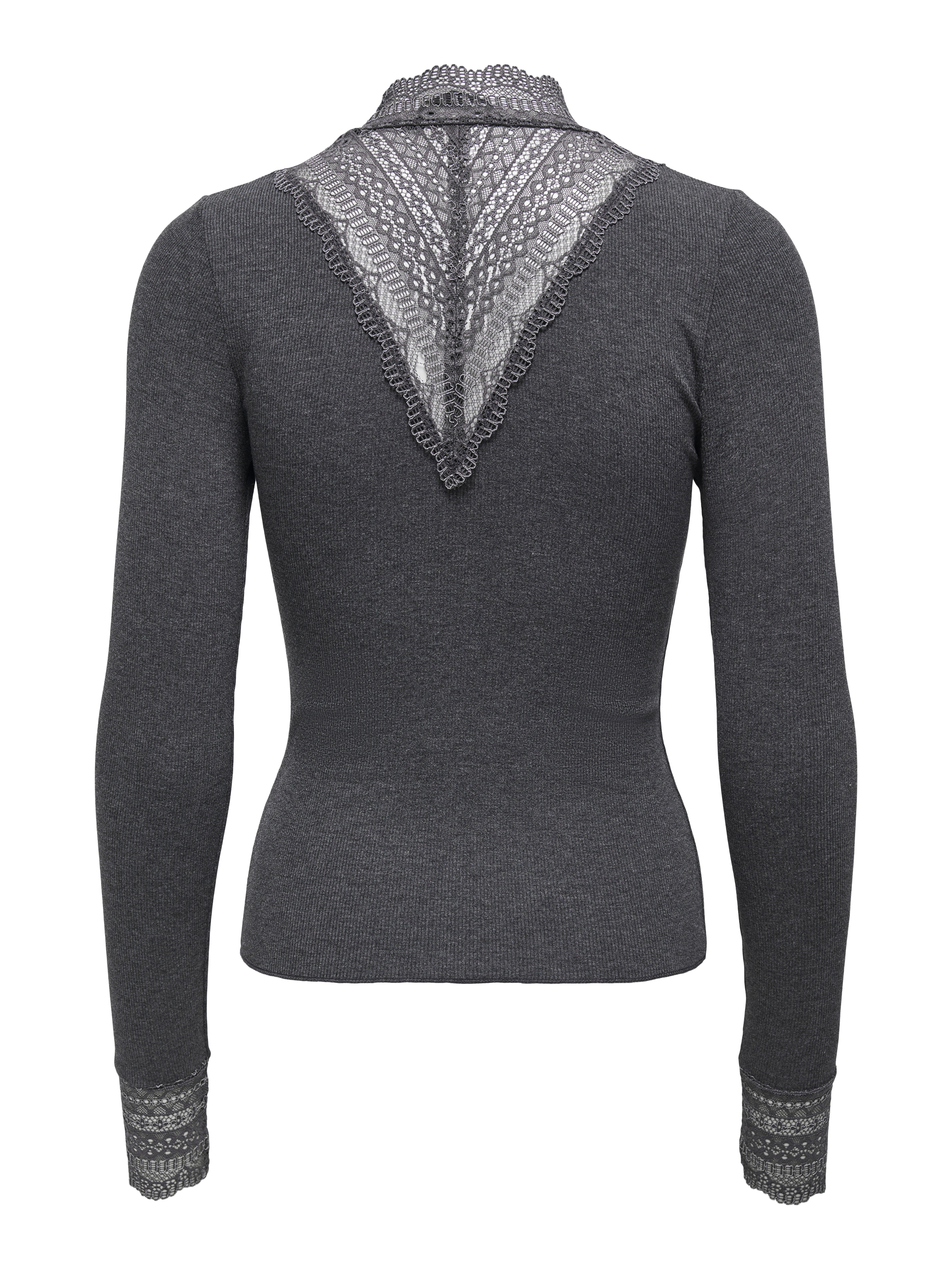 ONLTILDE Top Dark Grey Melange