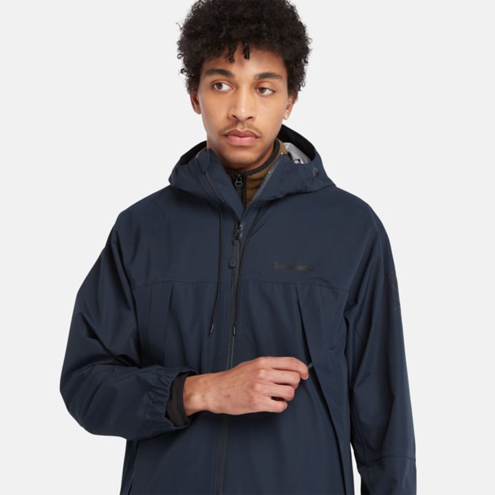 Jaqueta ergonômica masculina na cor azul marinho