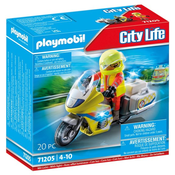 Urgentiste en moto Playmobil City Life 71205
