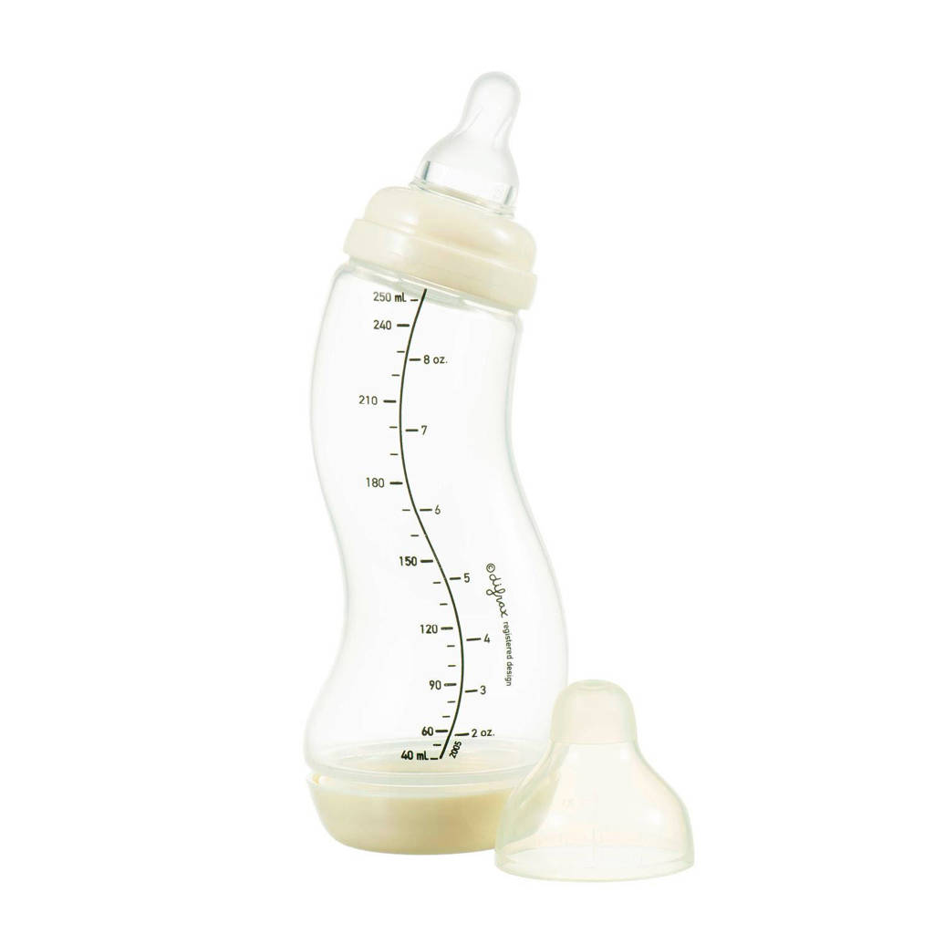 Super flesS-Babyfles Natural - 250 ml - Anti Koliek - Beige