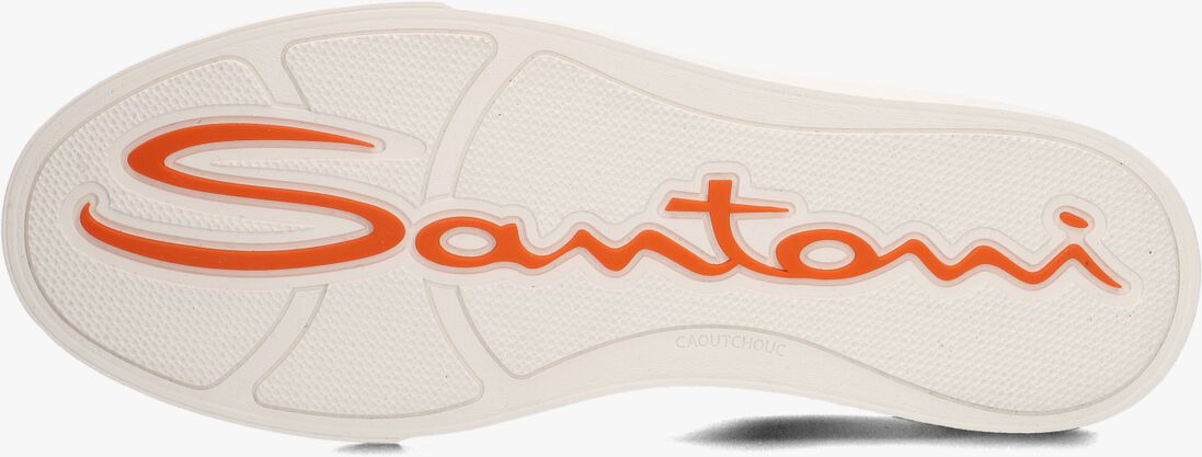witte santoni lage sneakers gloria 21779