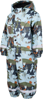 Lindberg Lekhyttan Fôret Regndress, Light Blue/Brown