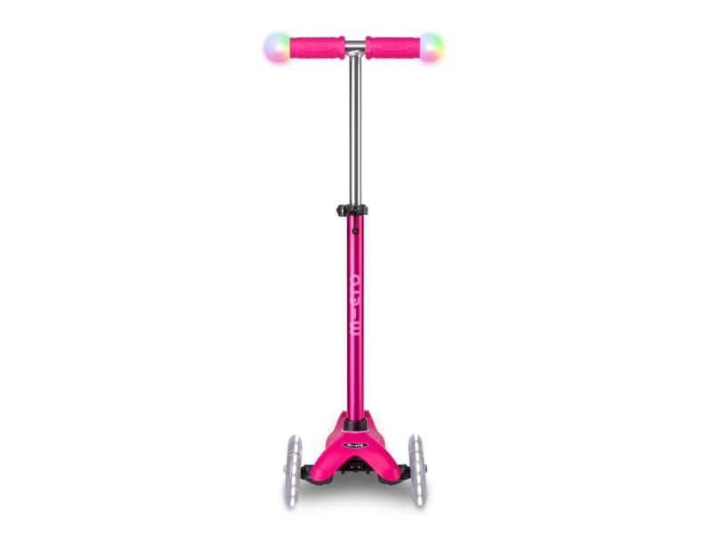 Micro Mobility Kickboard Mini2Grow Deluxe Magic LED, Pink All-in-one Scooter für die ersten Lebensjahre