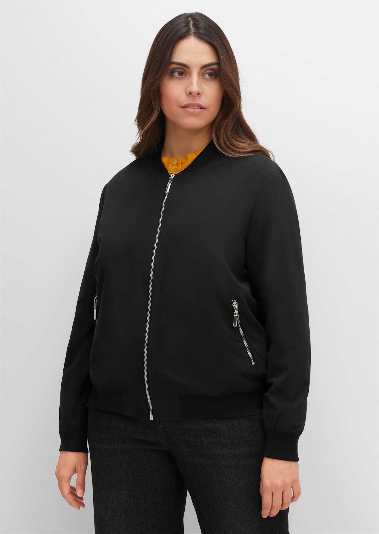 Sheego Blouson ohne Kapuze