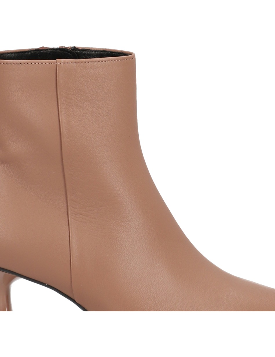 Glattleder Stiefelette