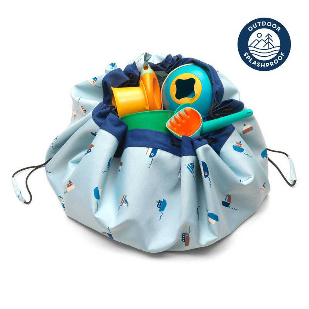 3-in-1 Opbergzak – Speelmat Outdoor Boten