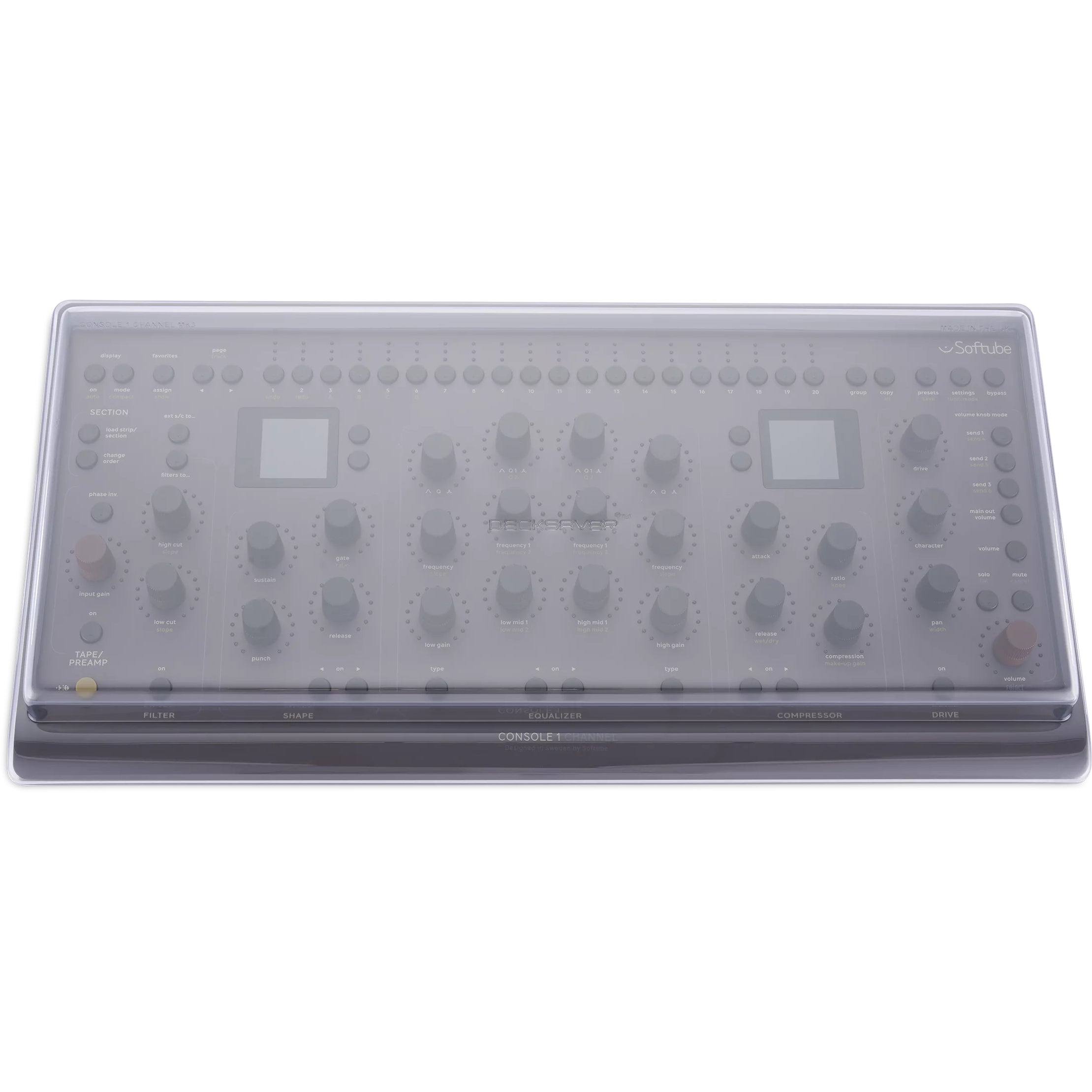 Decksaver Softube Console 1 Channel MK3 stofkap