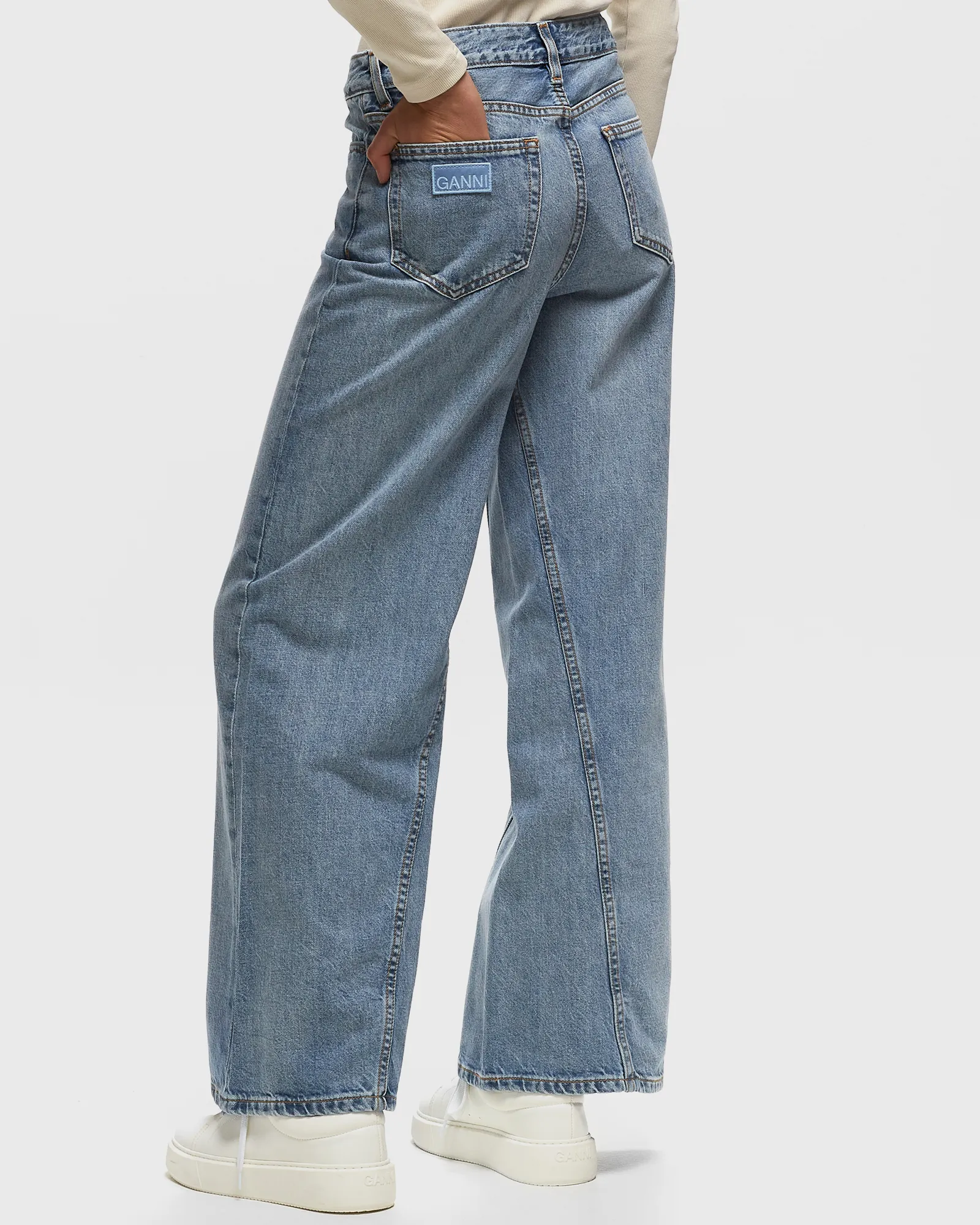 Ganni Rigid Denim Jozey