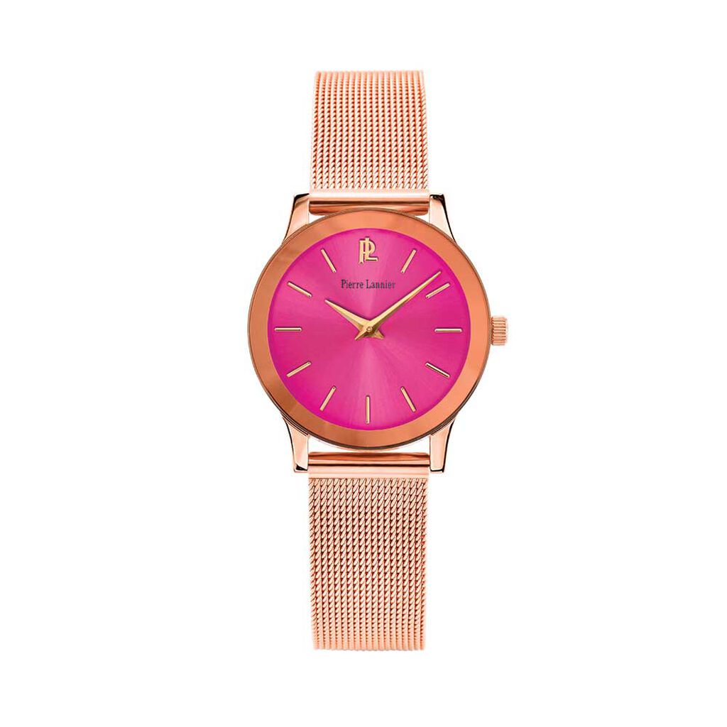 Montre Pierre Lannier Week End Ligne Pure Rose