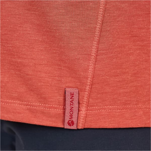 T-shirt randonnée MONTANE W MIRA T-SHIRT TERRACOTTA TERRACOTTA