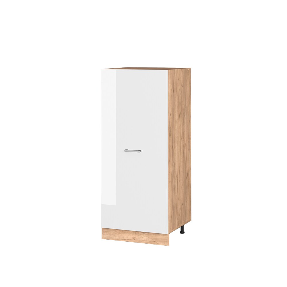 Vicco Backofenumbauschrank Küchenschrank Küchenzeile R-Line 60 cm Eiche Weiß große Tür
