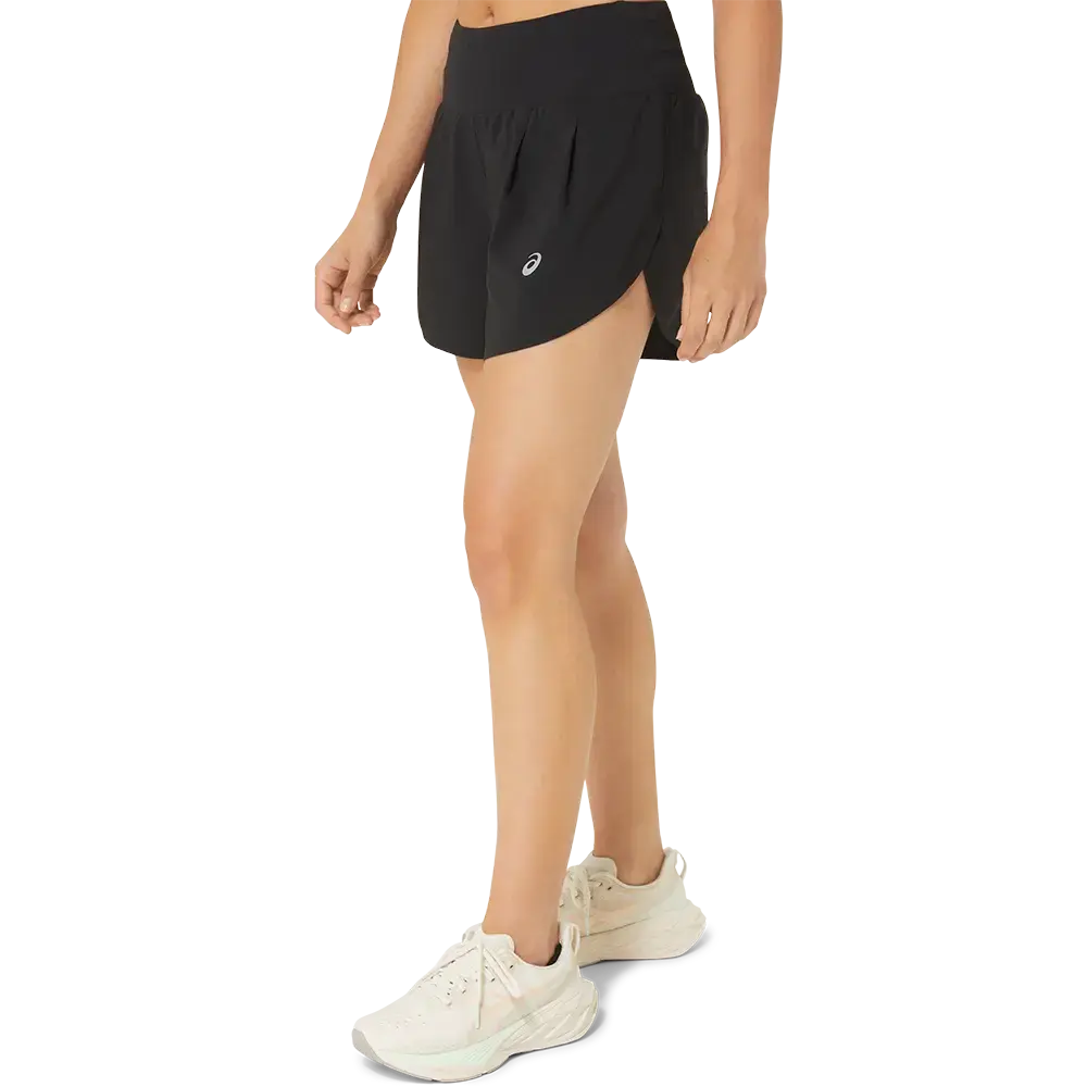 ASICS Road 3.5IN Hardloopbroek Kort Zwart Dames