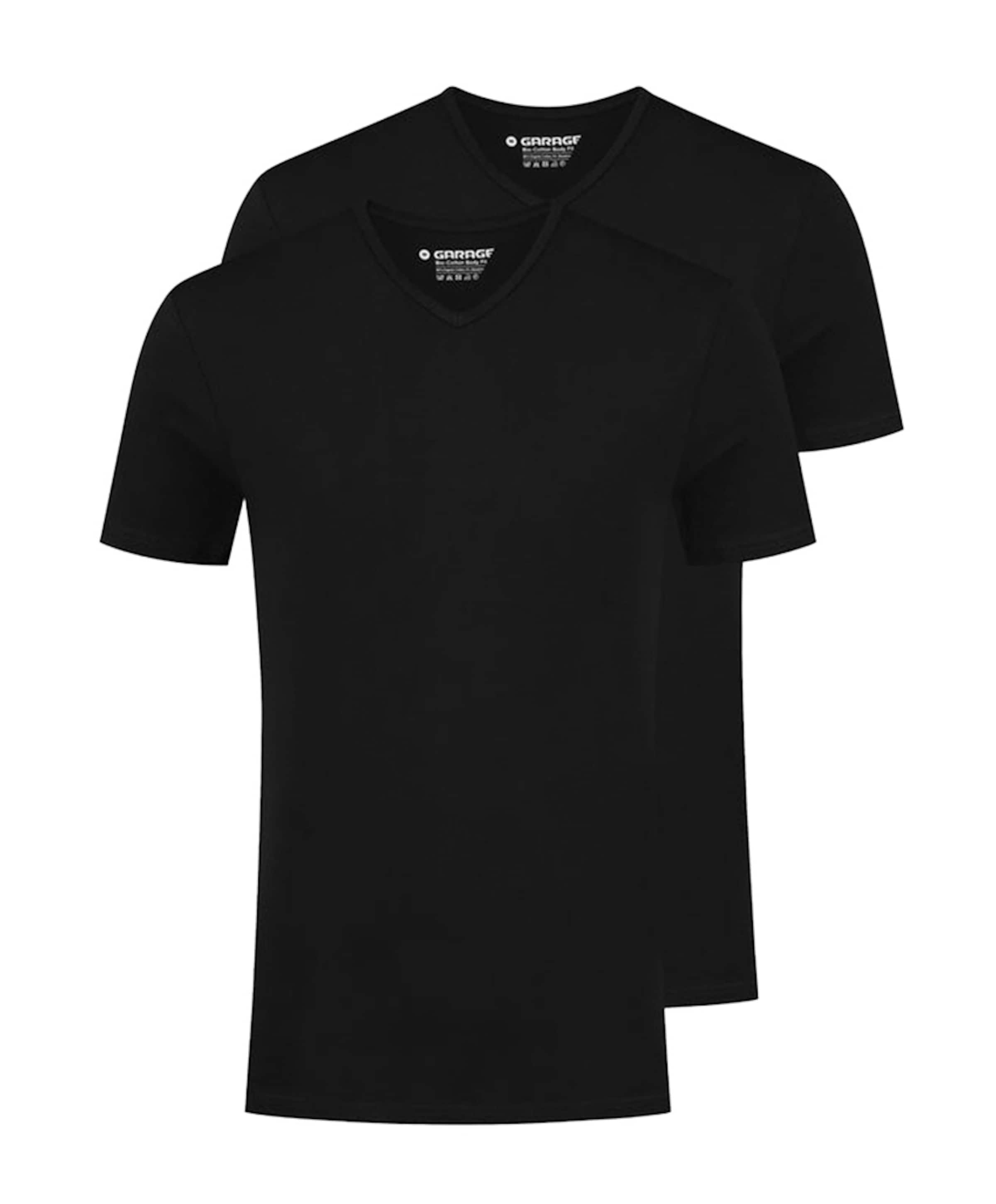 Garage Heren T-shirt zwart