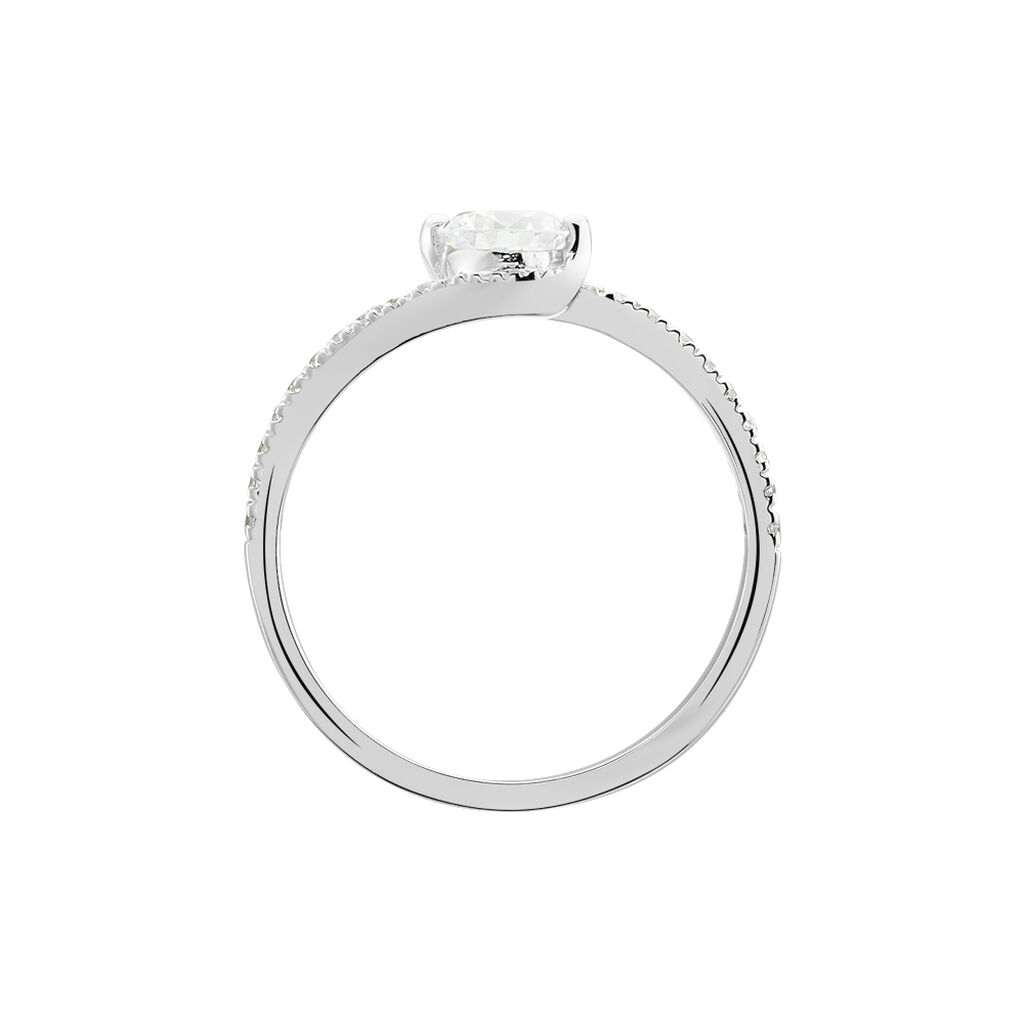 Bague Olly Or Blanc Oxyde De Zirconium