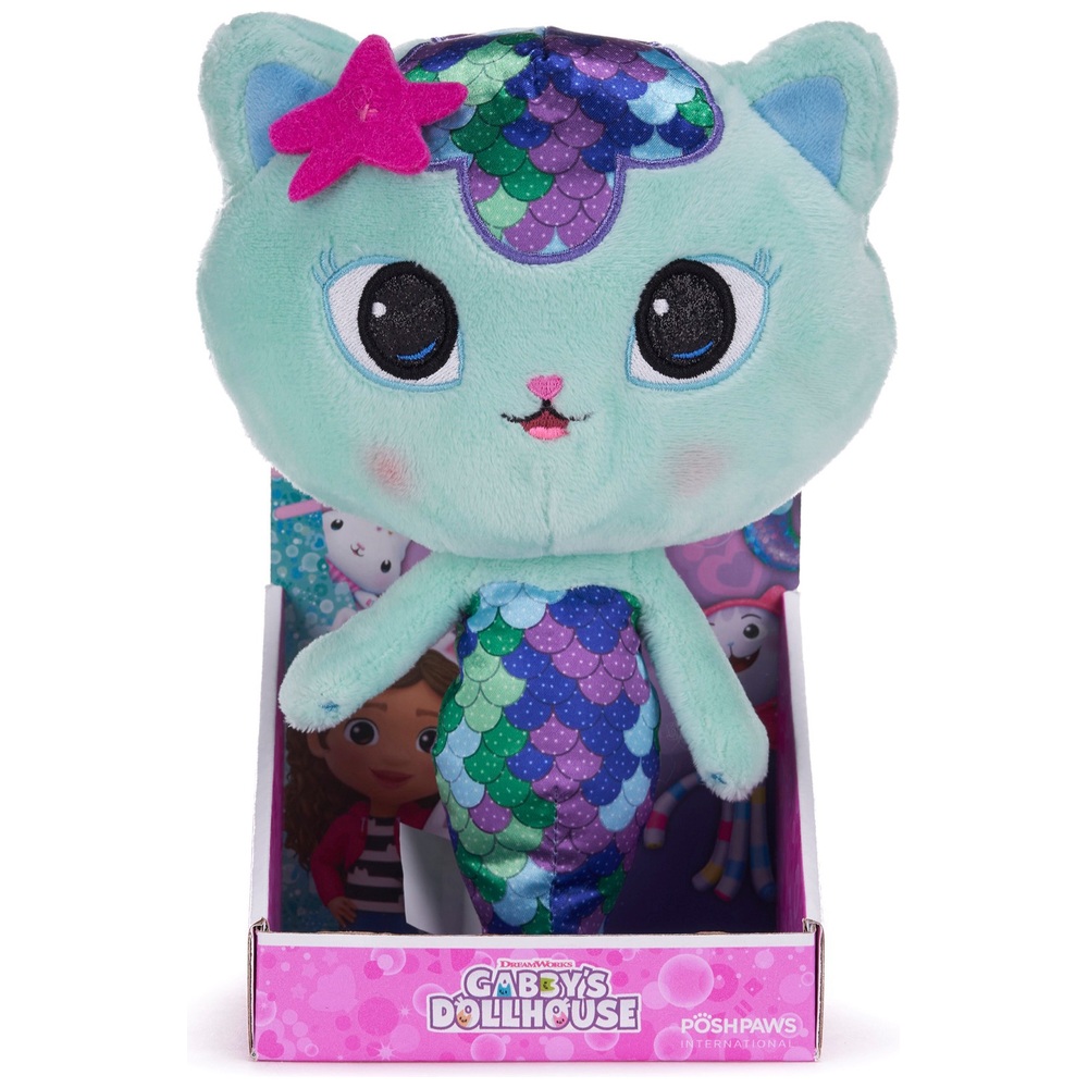 Gabbys Puppenhaus – 25 cm großes Meerjungfrauen-Plüschtier