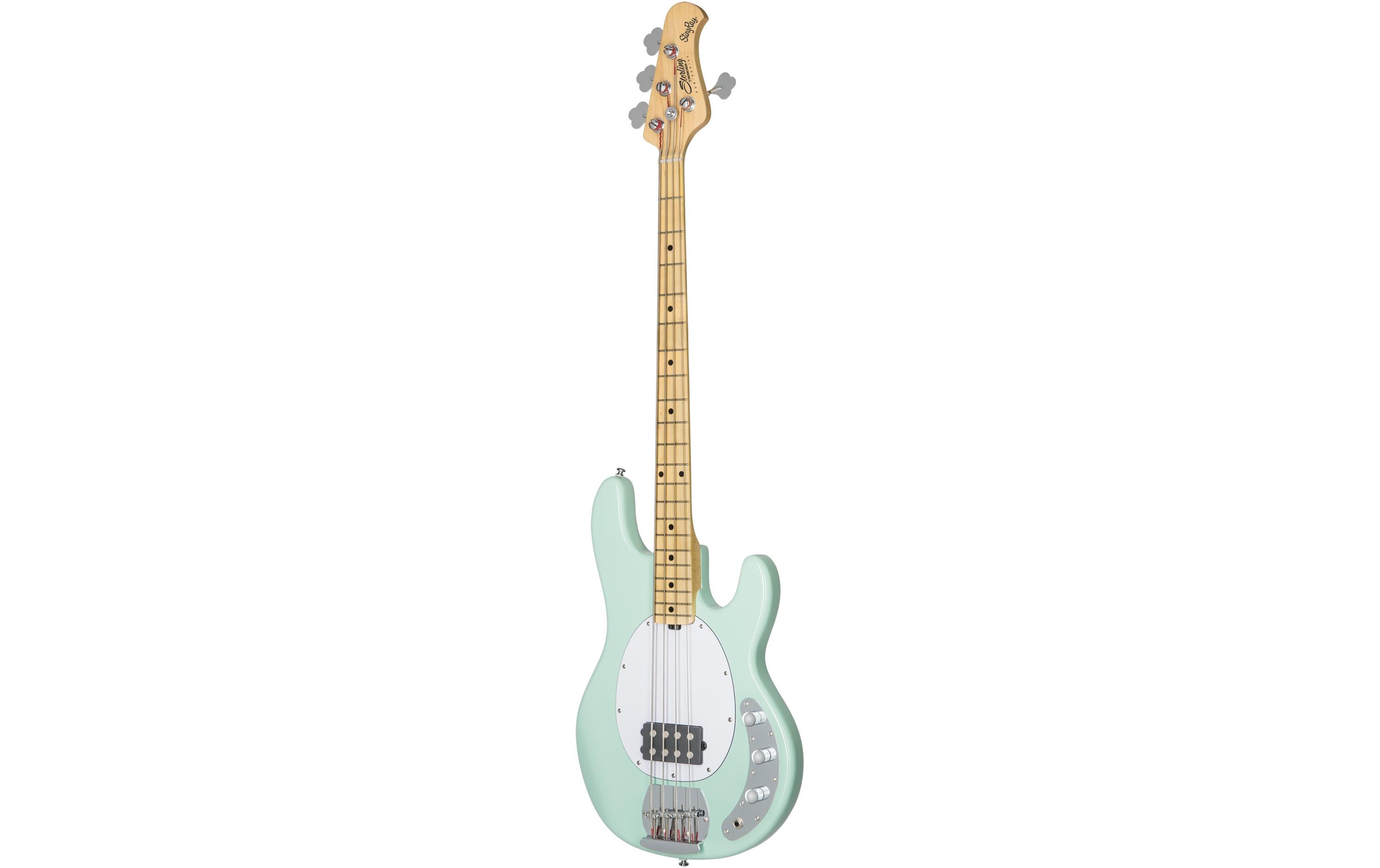 E-Bass StingRay Ray4 – Mint Green<br>4-seitiger Bass mit Aktivelektronik und einem Humbucker