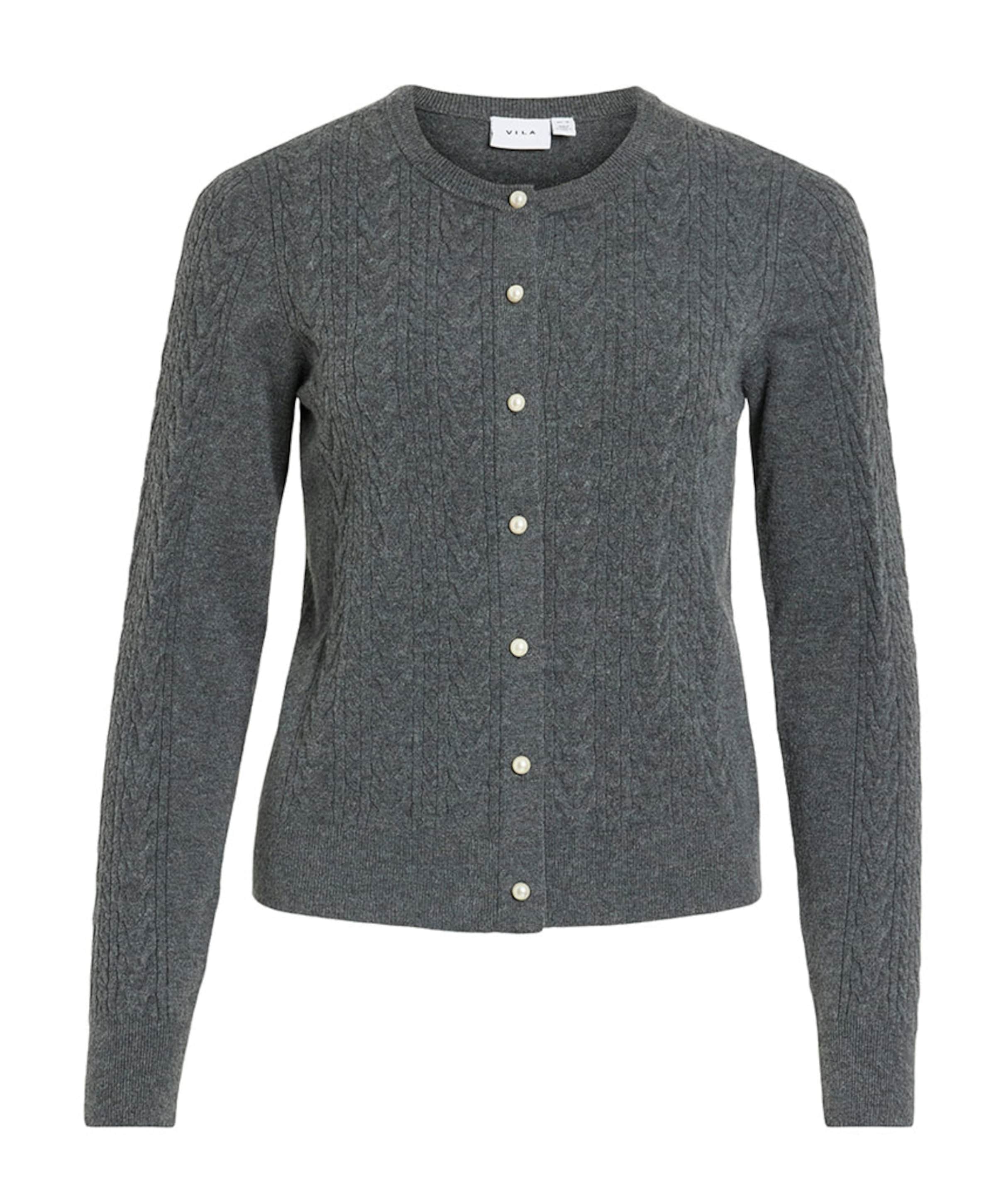 Vila Dames vest grijs