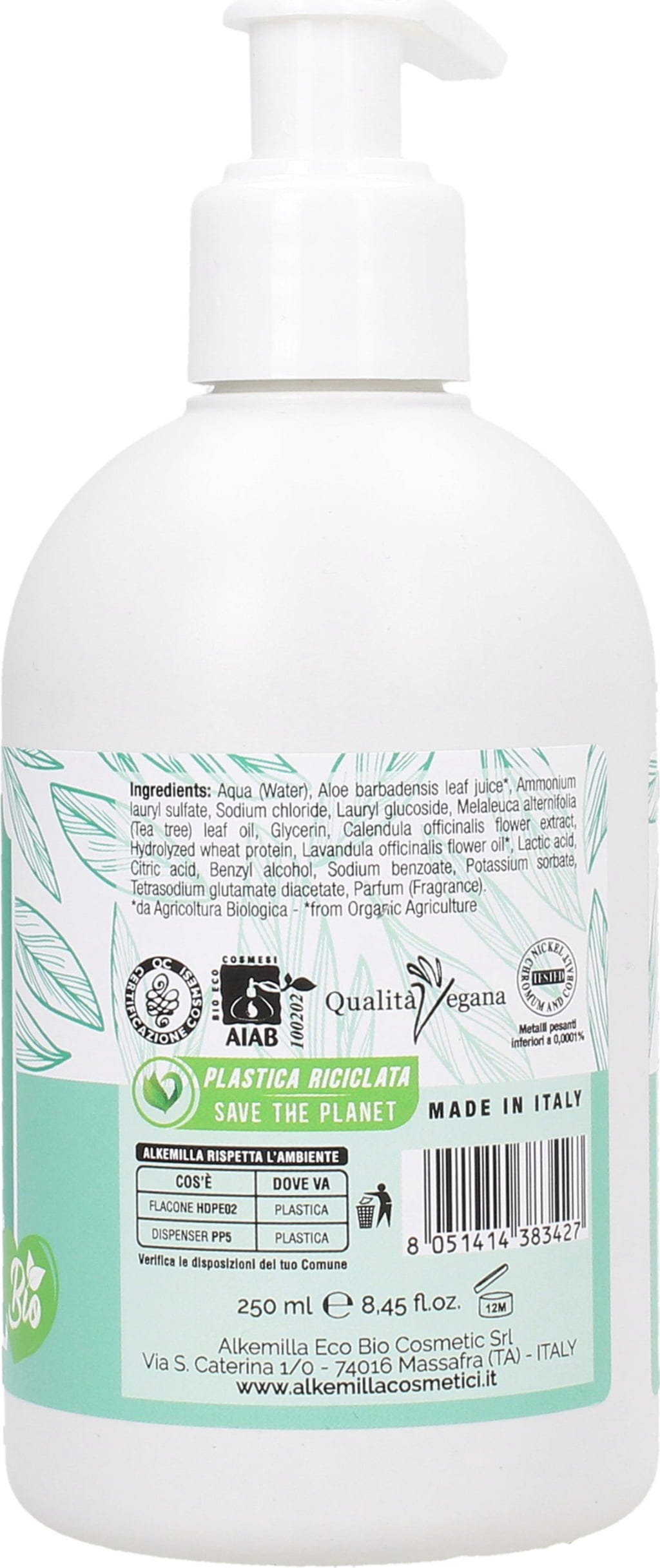 Alkemilla Eco Bio Cosmetic  Teebaum Intimwaschgel, 250 ml
