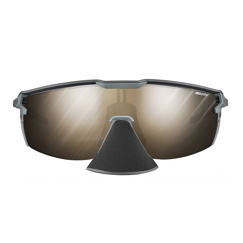 Julbo ULTIMATE COVER - Lunettes de soleil photochromiques Homme gris fonce-gris/brun