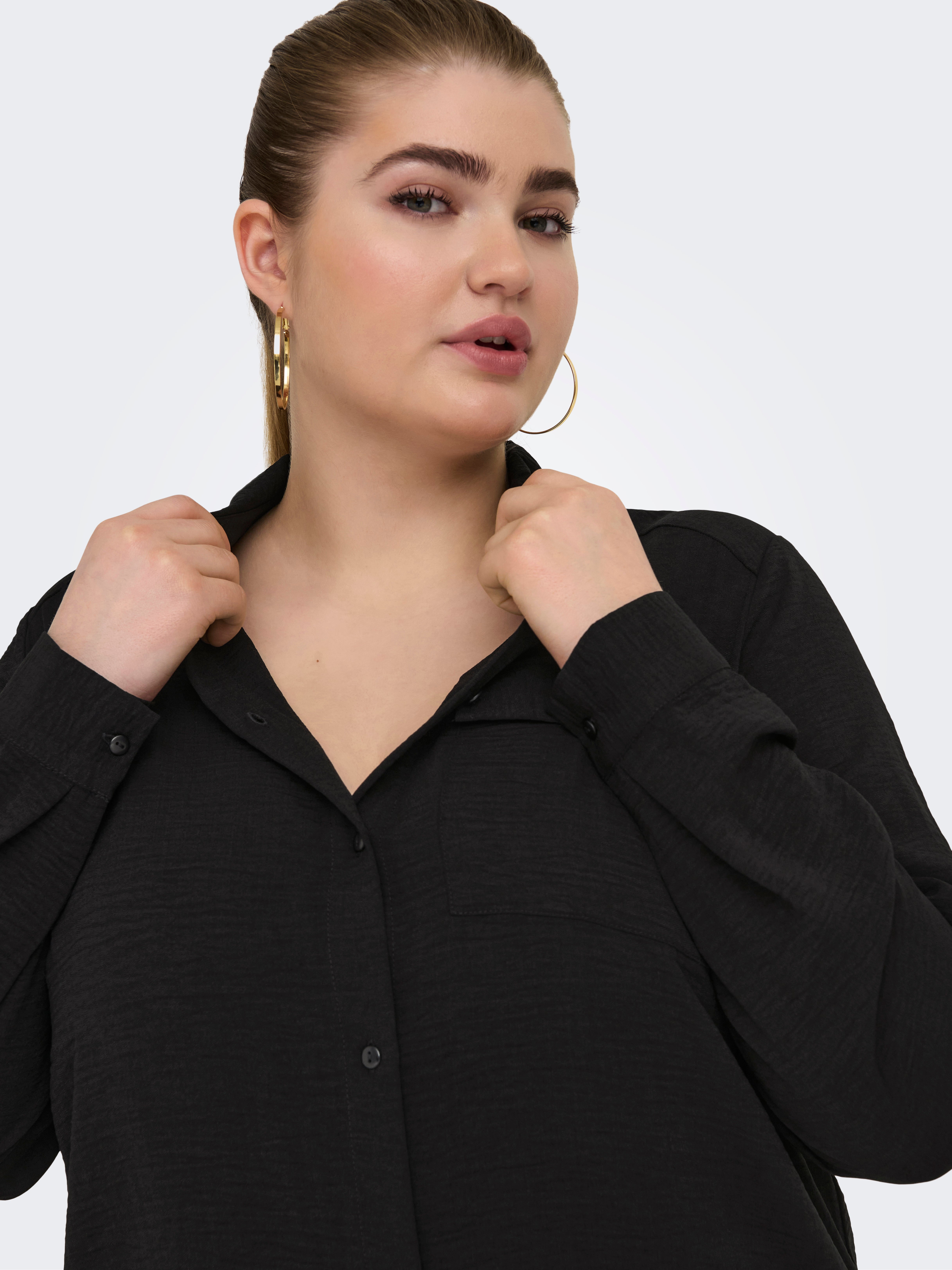 CARJOLEEN Hemd Black