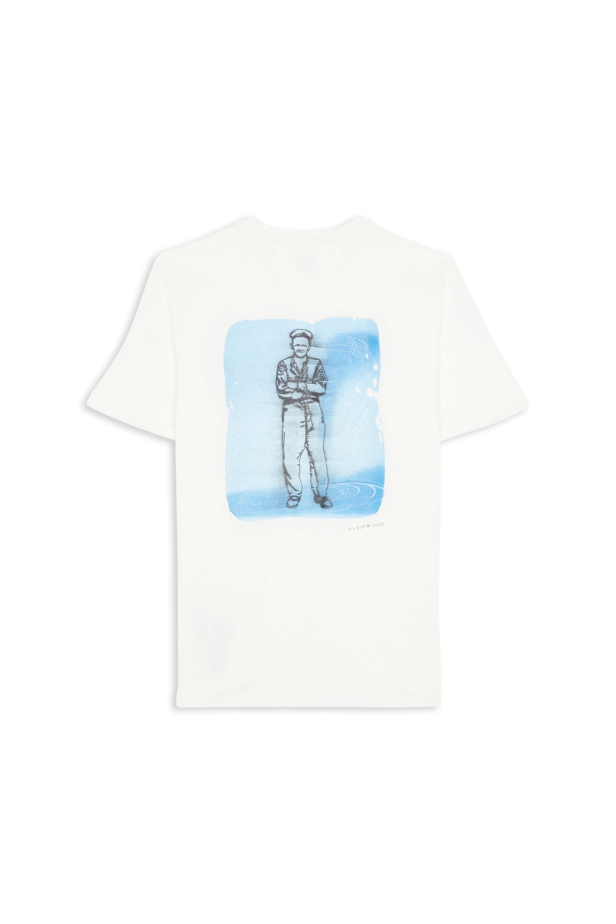 C.P. COMPANY T-shirt  JERSEY ARTISANAL BRITISH SAILOR Blanc