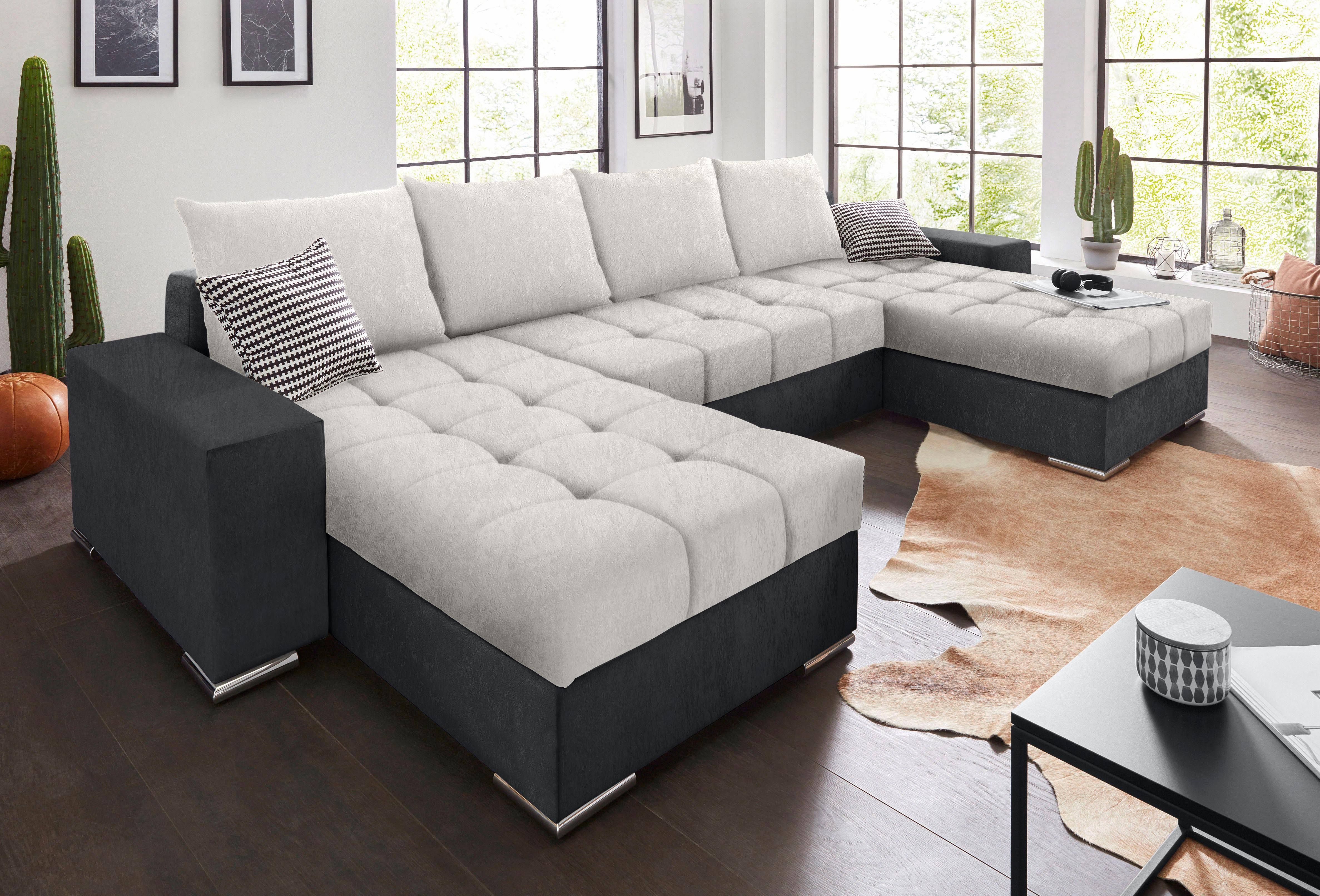 COLLECTION AB Wohnlandschaft Josy XL U-Form Breite 313 cm