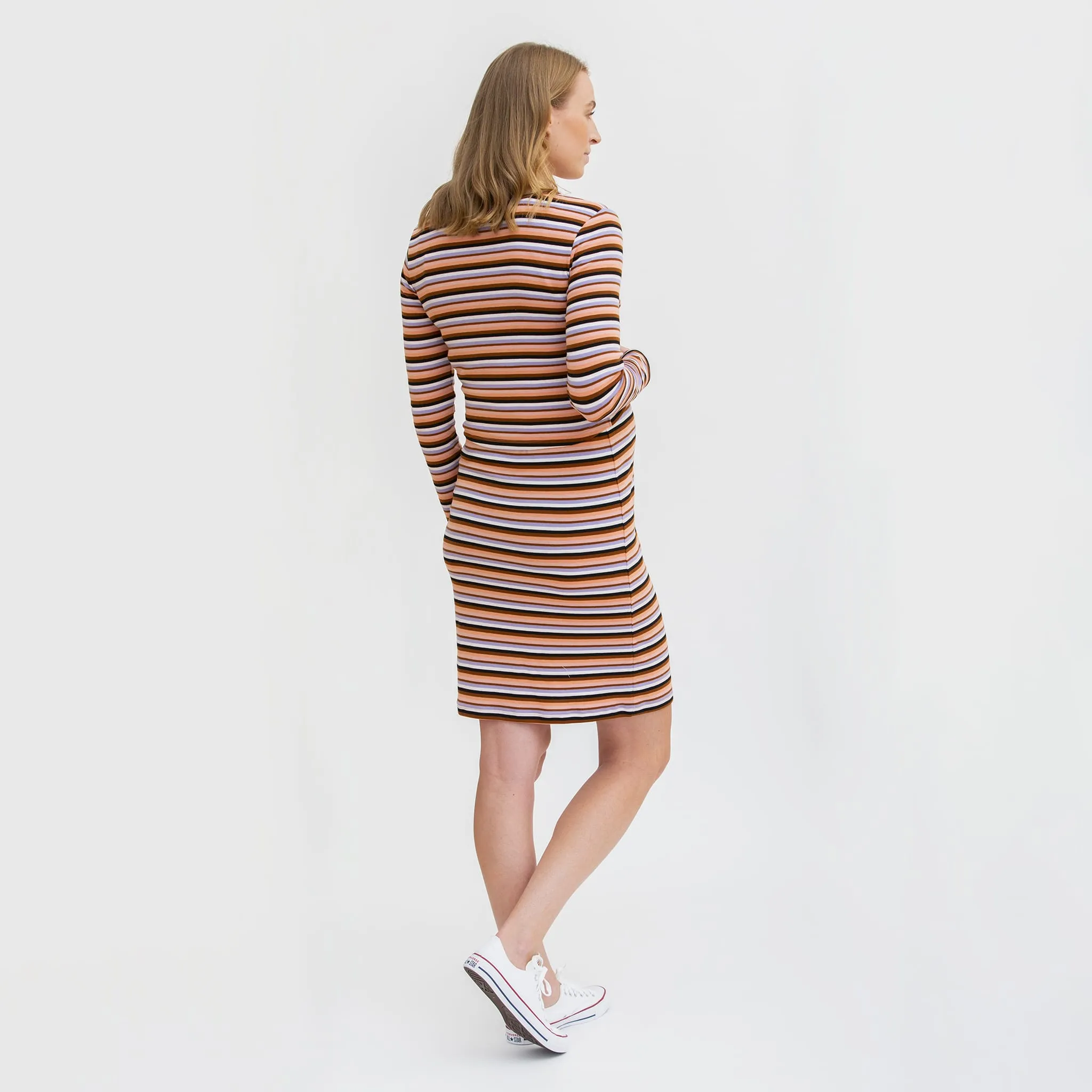 Bella Maternité Robe Rayée Maternité