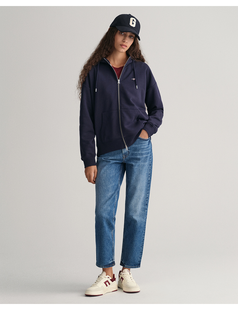 Rel Shield zip Blue Sweatshirt