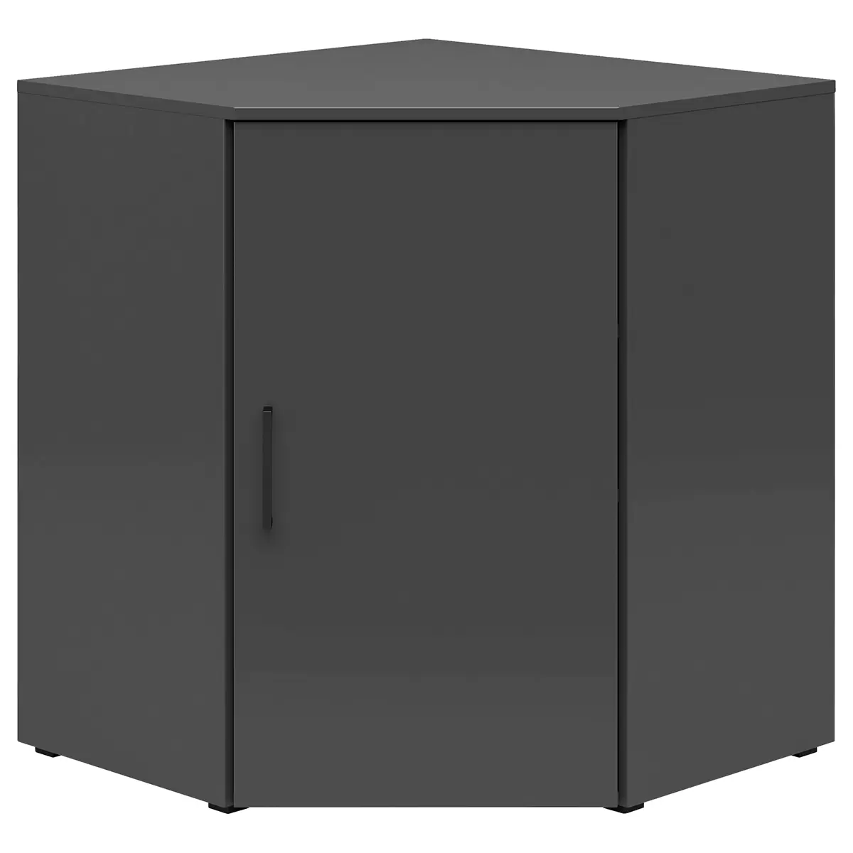 Eckkommode Cabinet Anthrazit