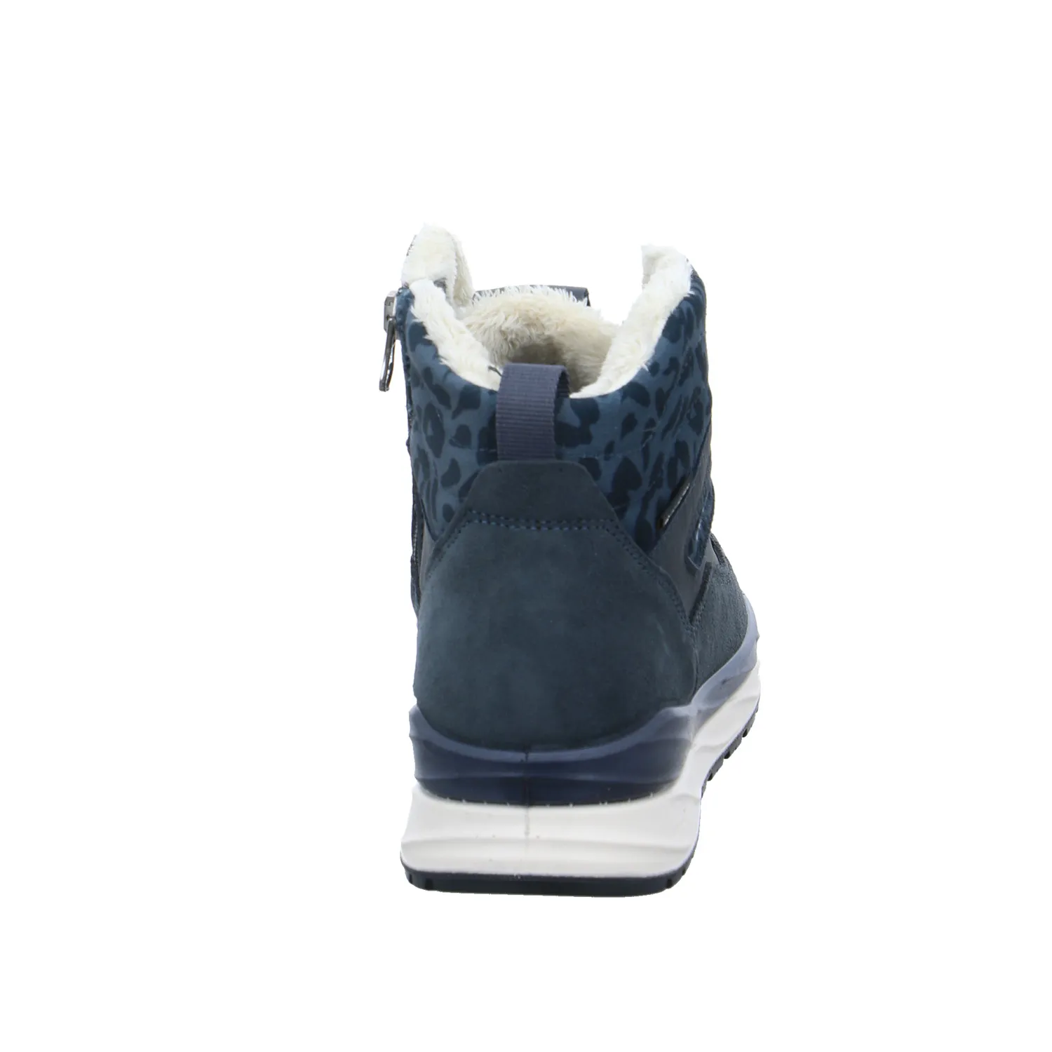LOWA Snowboots Damen Blau Leder
